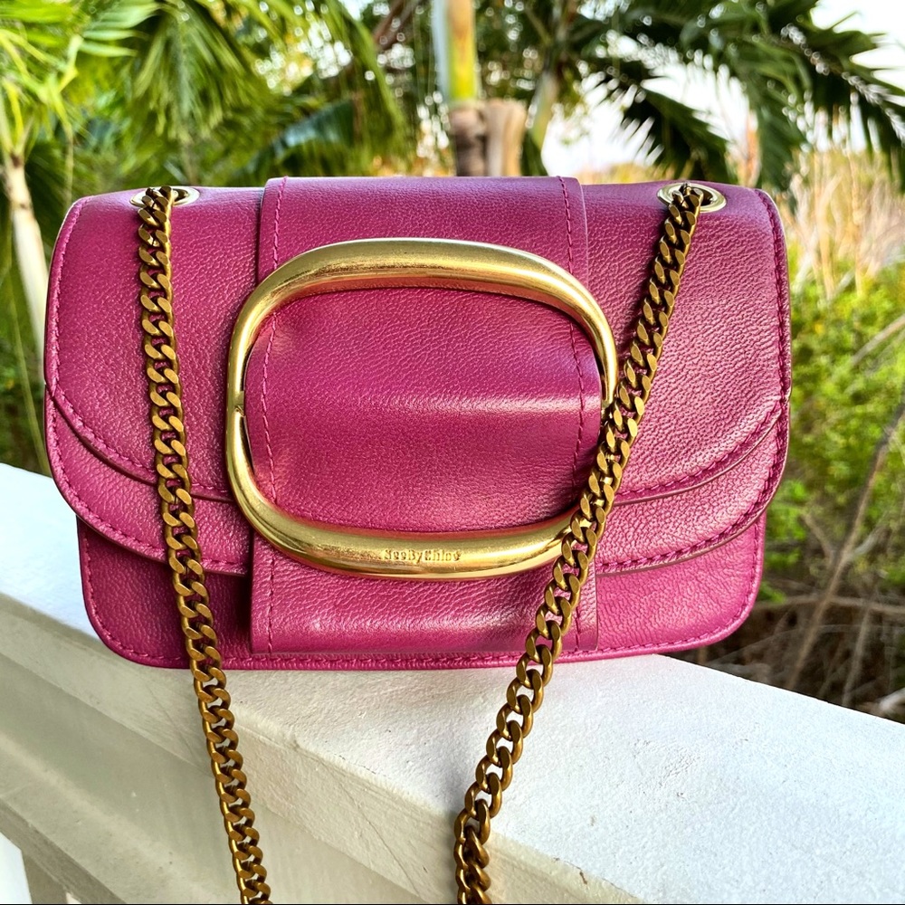 See By Chloe Pulpy Purple Hopper Crossbody EUC - Picture 11 of 16